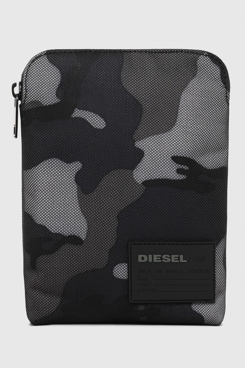 Diesel Taška - DISCOVERME FDISCOVER CROSS cro sivá
