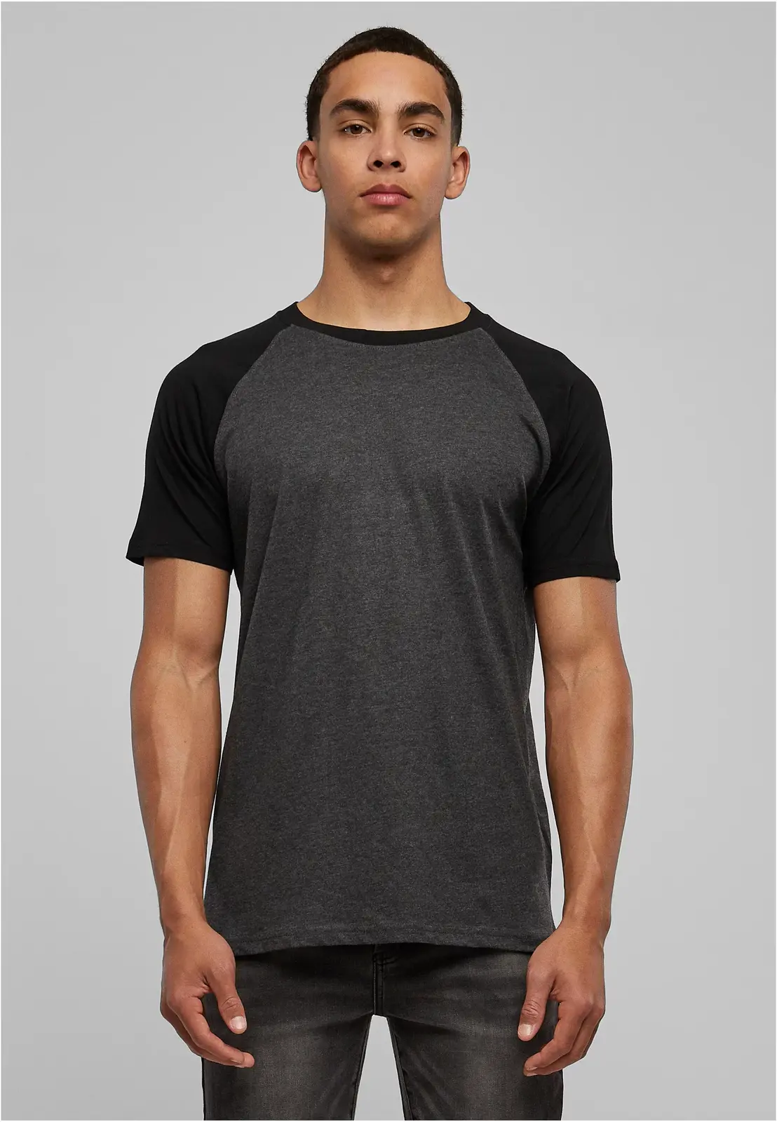 Raglan contrast t-shirt cha/blk