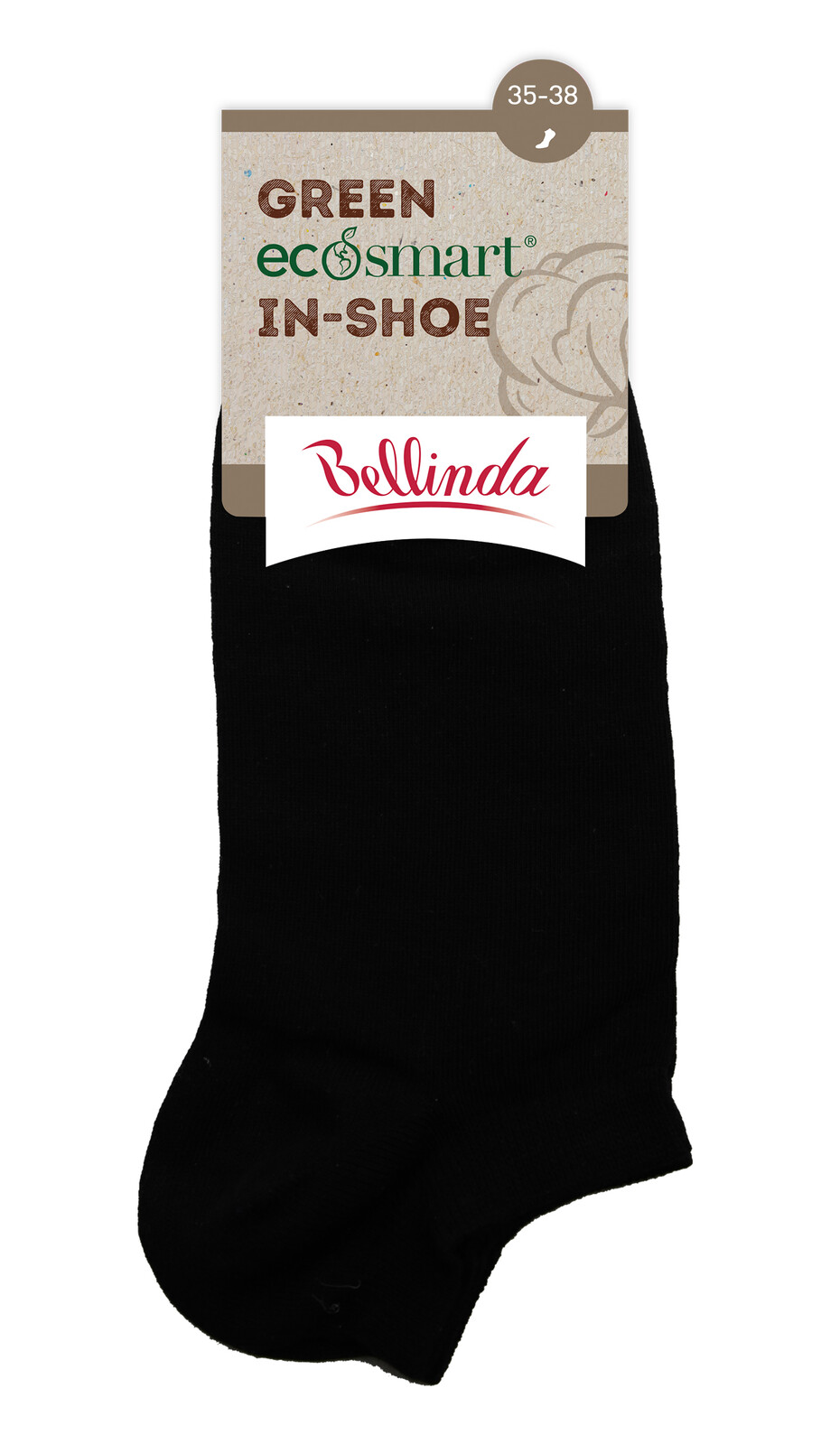 Bellinda 
GREEN ECOSMART IN-SHOE SOCKS - Krátke ponožky z bio bavlny - béžová