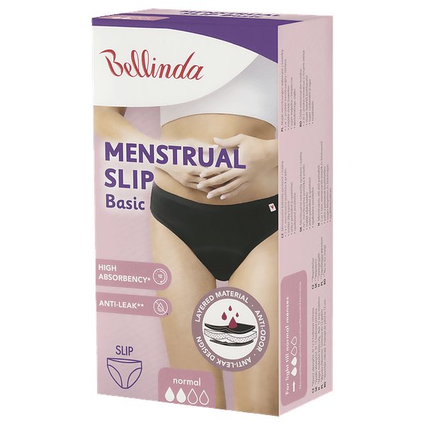 Bellinda 
BASIC MENSTRUAL SLIP NORMAL - Menštruačné nohavičky - čierna
