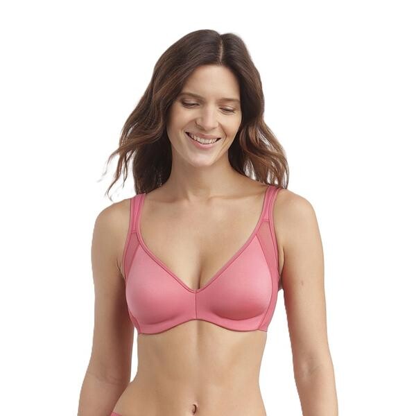 DIM GENEROUS MINIMIZER BRA - Dámska zmenšujúca podprsenka s kosticami - ružová