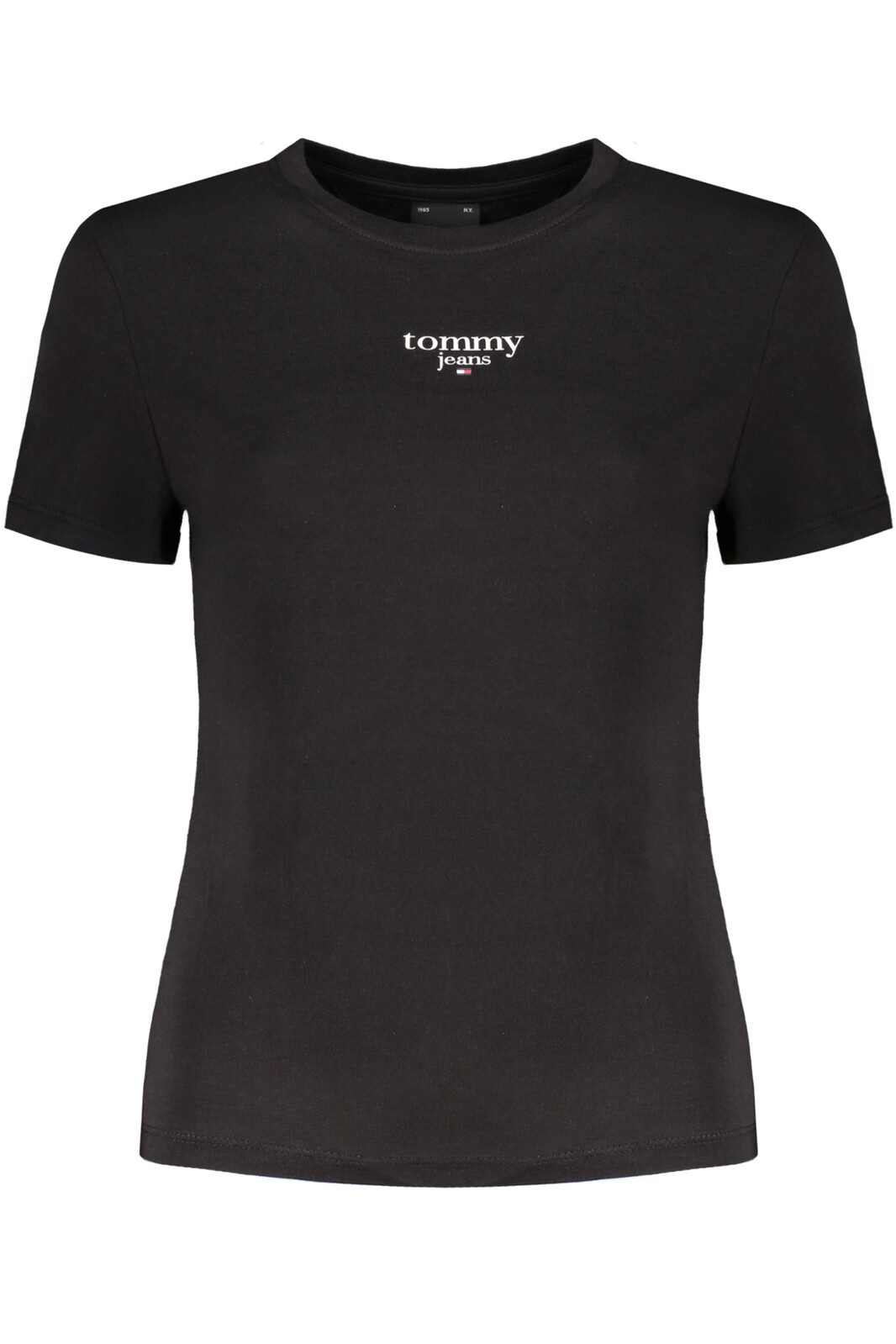 TOMMY HILFIGER WOMEN'S SHORT SLEEVE T-SHIRT BLACK