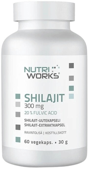 Nutriworks shilajit 300mg 60 kapsúl