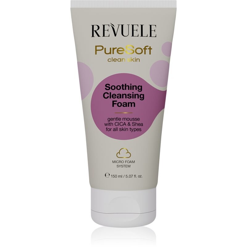 Revuele PureSoft Clean Skin čistiaca pleťová pena s upokojujúcim účinkom 150 ml