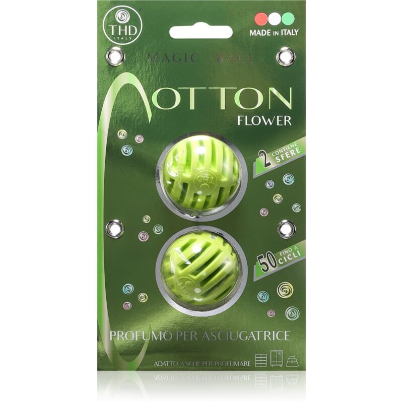THD Cotton Flower vonné guľôčky do sušičky 2 ks