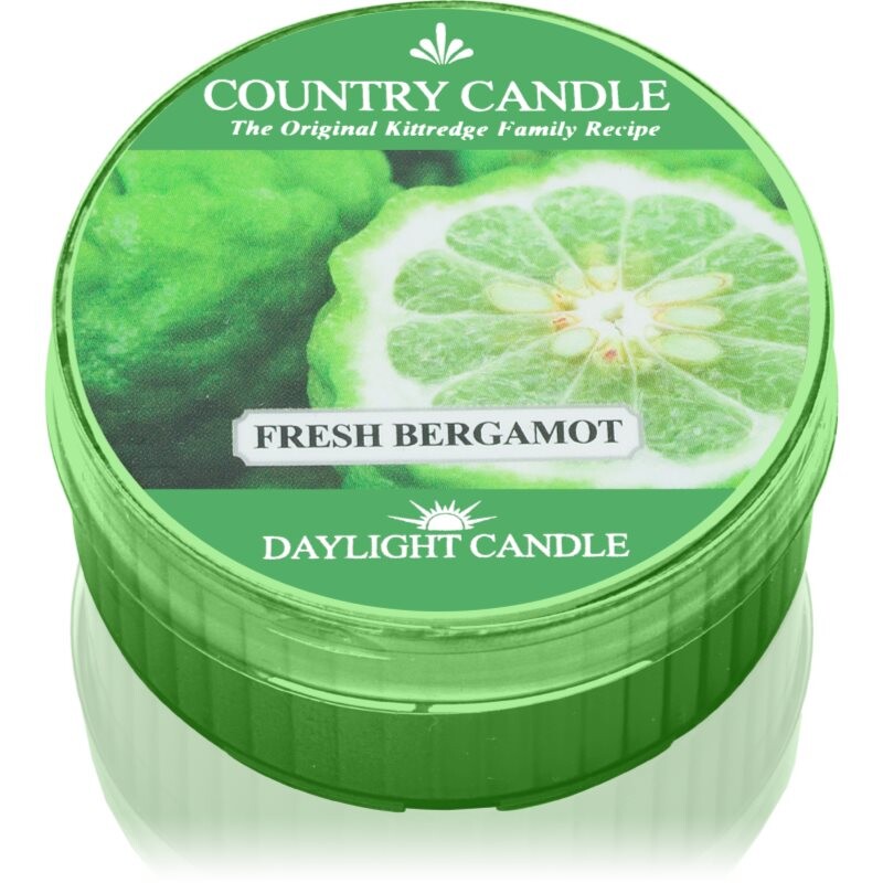 Country Candle Fresh Bergamot čajová sviečka 42 g