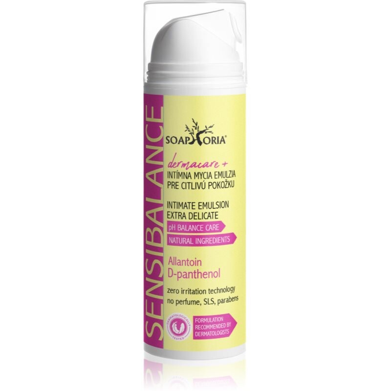 Soaphoria Dermacare+ Sensibalance gél na intímnu hygienu pre citlivú pokožku 150 ml