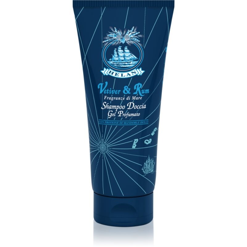 Helan Vetiver & Rum šampón a sprchový gél pre mužov 200 ml