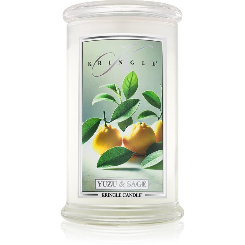 Kringle Candle Yuzu & Sage vonná sviečka 623 g