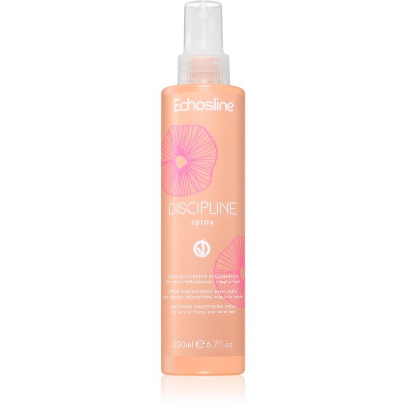 Echosline Discipline Spray uhladzujúci sprej pre nepoddajné a krepovité vlasy 200 ml