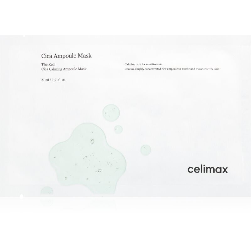 celimax The Real Cica intenzívna hydrogélová maska na upokojenie pleti 25 ml