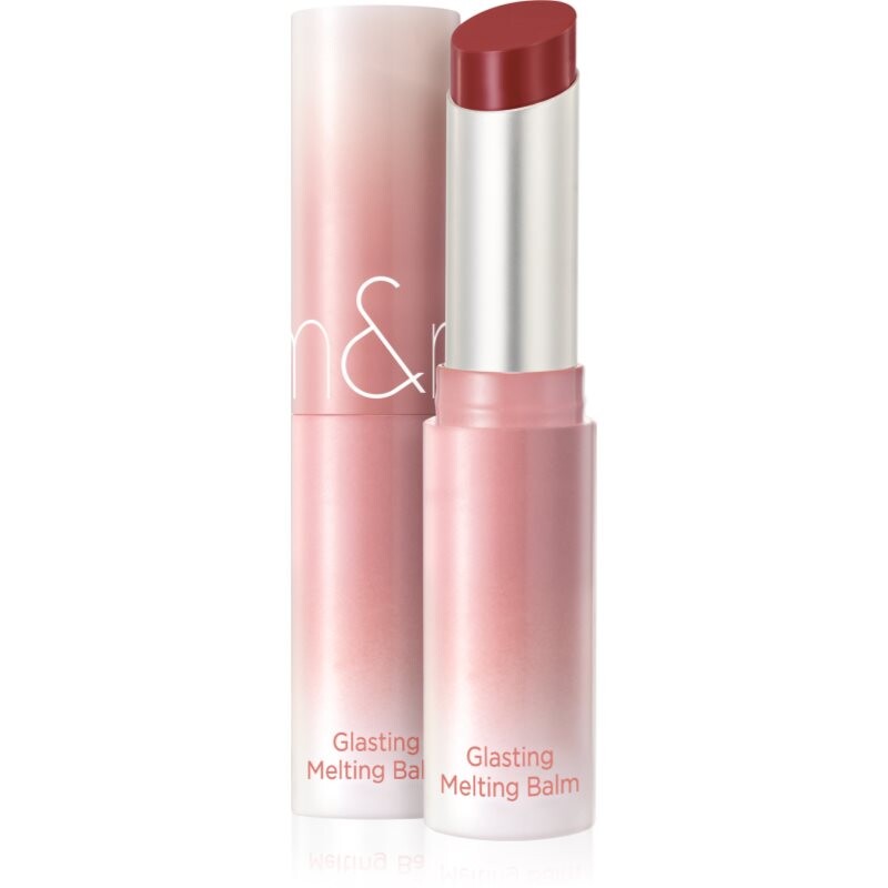 rom&nd Glasting Melting Balm balzam na pery dodávajúci hydratáciu a lesk odtieň 12 Veiled Rose 3.5 g