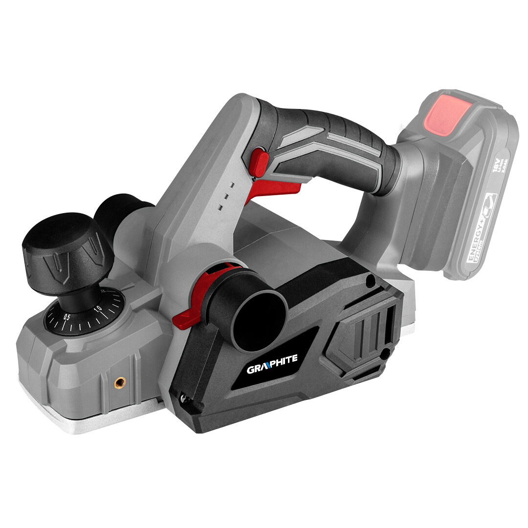 GRAPHITE Akumulátorový hoblík 18V E+ 16000/min 58GE135