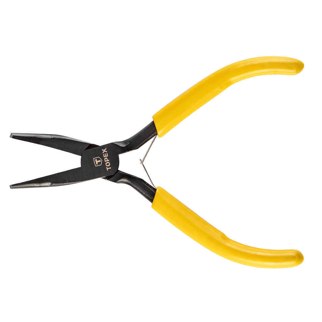 TOPEX Kliešte zakrivené predĺžené mini 125mm 32D033
