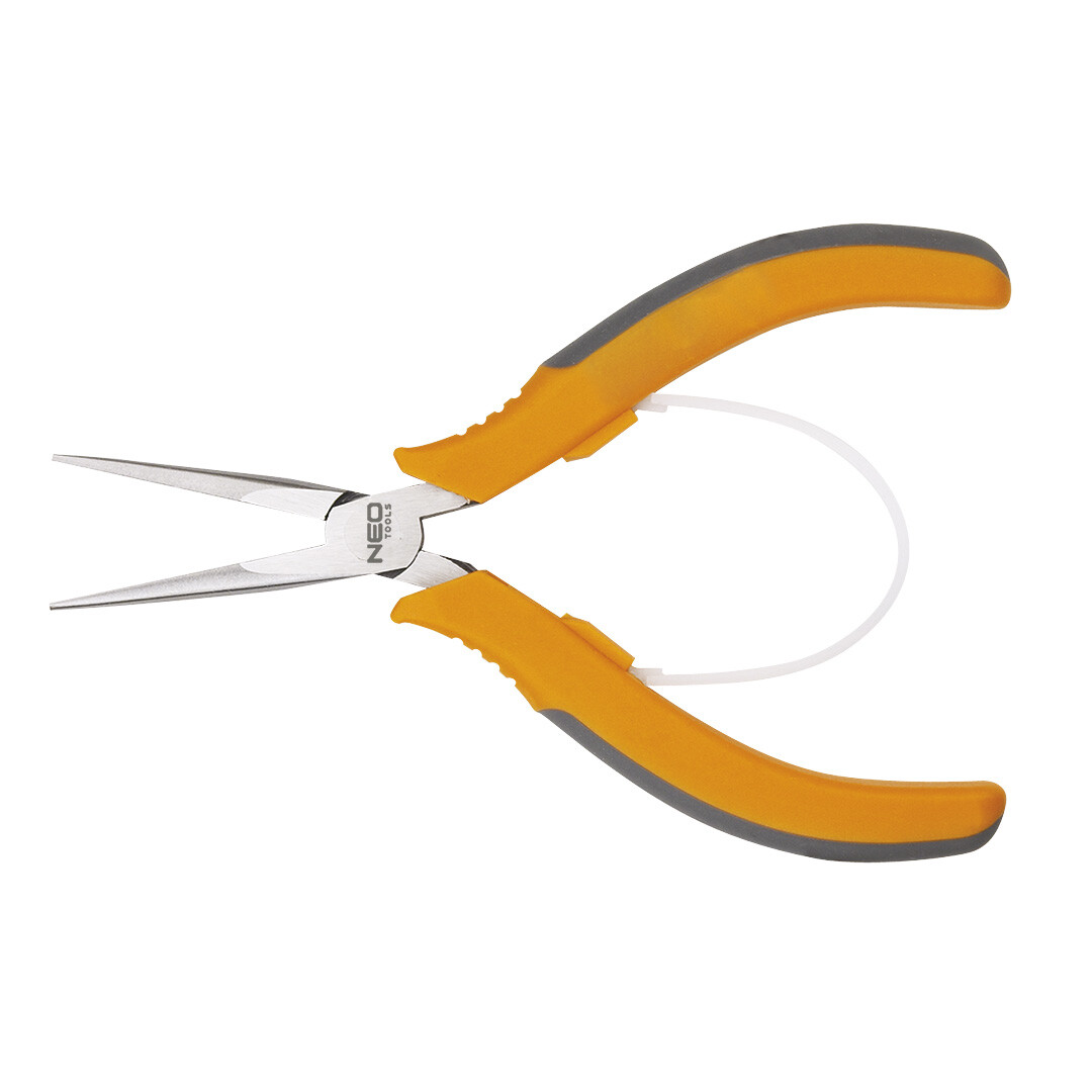 NEO TOOLS Kliešte pologulaté s pružinou 130 mm 01-102