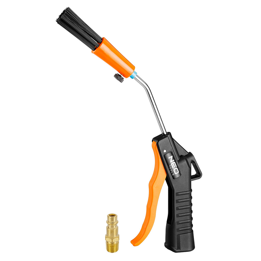 NEO TOOLS Pištoľ na fúkanie s kefou 14-036
