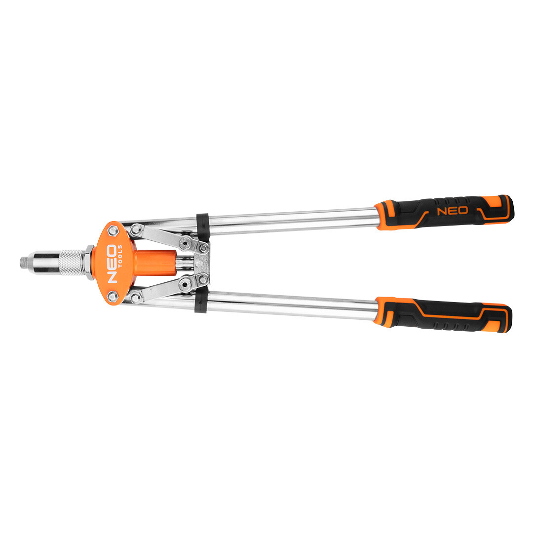 NEO TOOLS Pištoľ na zapustené nity pre oceľ a hliník 3,2/4,0/4,8/6,0/6,4 mm 18-106-1
