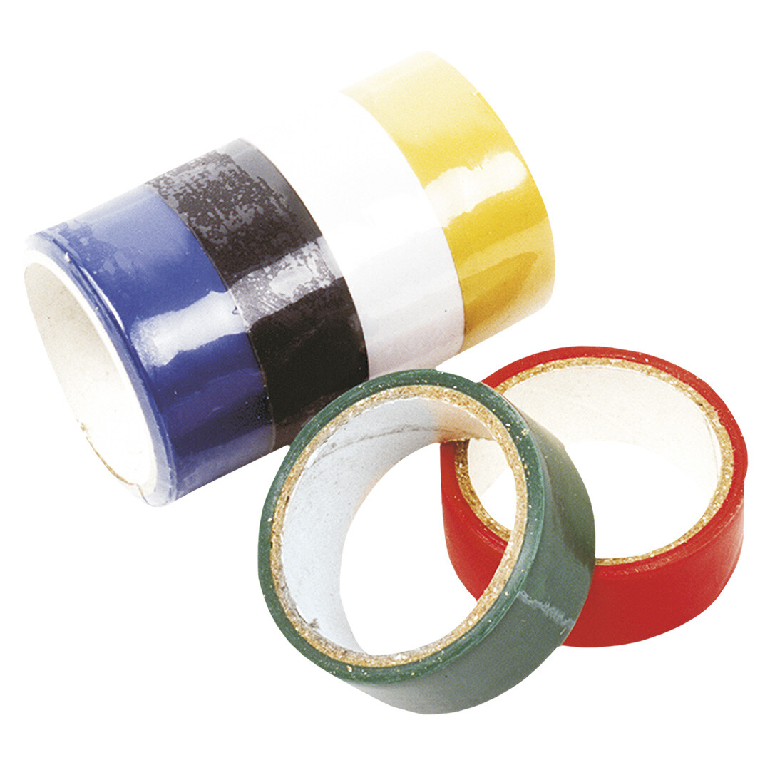 Top Tools Izolačné pásky, 19 mm x 3 m, 6 ks sada 24B115