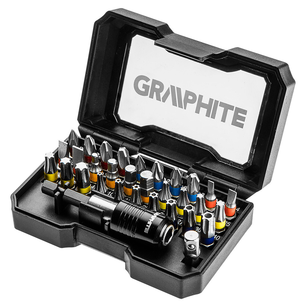 GRAPHITE Sada bitov, 32 ks 56H608