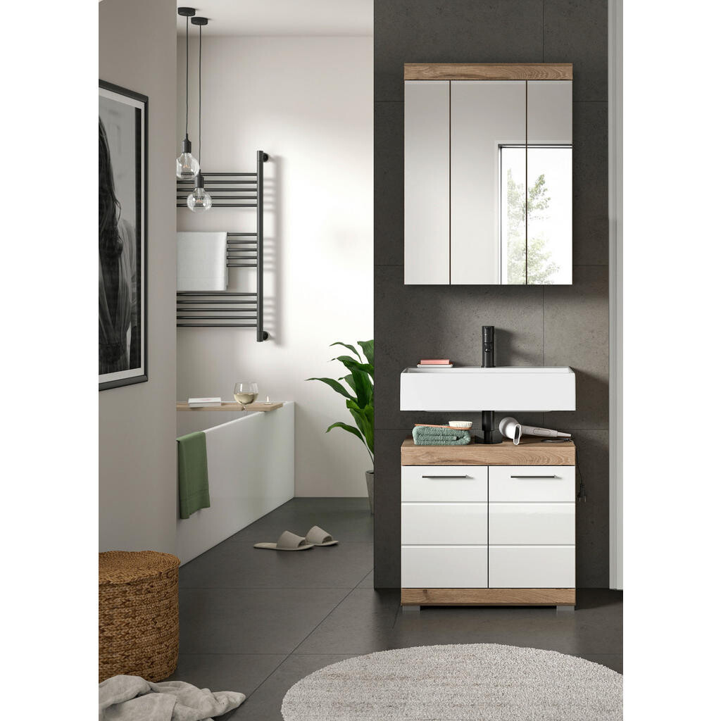 MID.YOU KÚPEĽŇA farba duba, biela s vysokým leskom