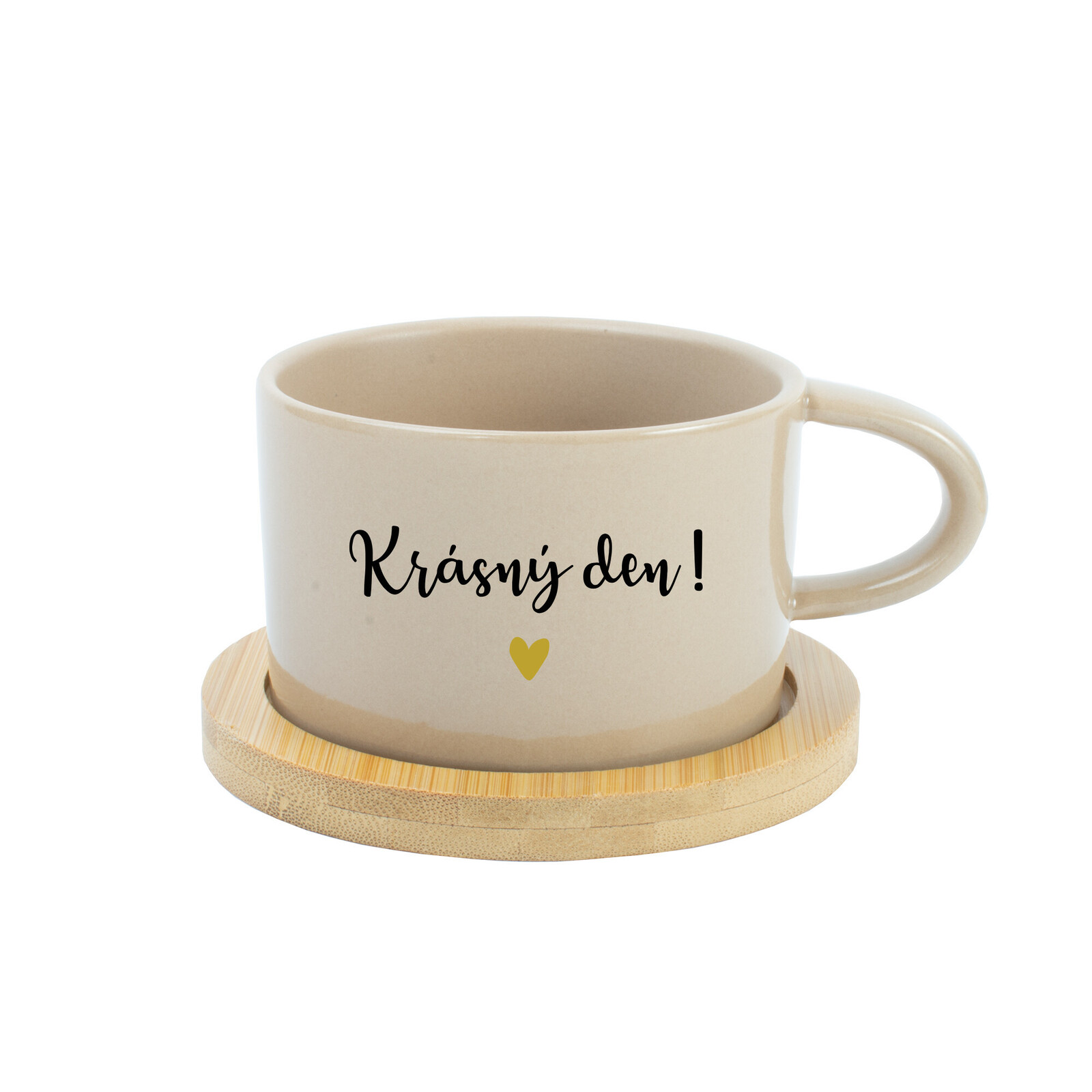 KRÁSNÝ DEN! - krémový hrníček makronka 200 ml