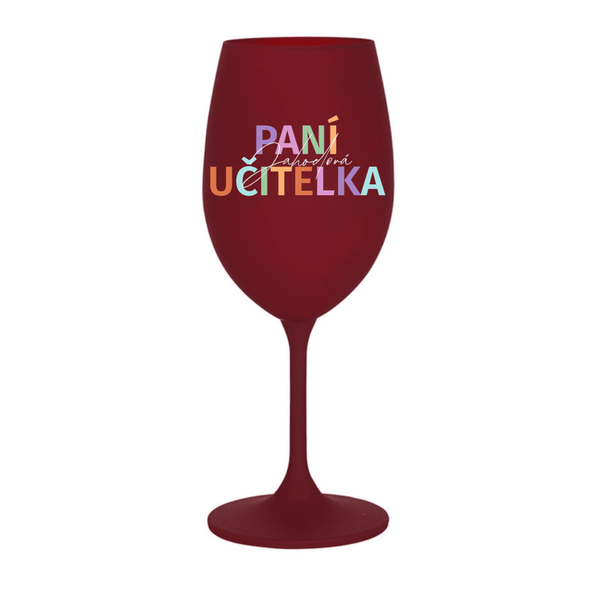 Personalizovaná sklenice pro paní učitelku/pana učitele