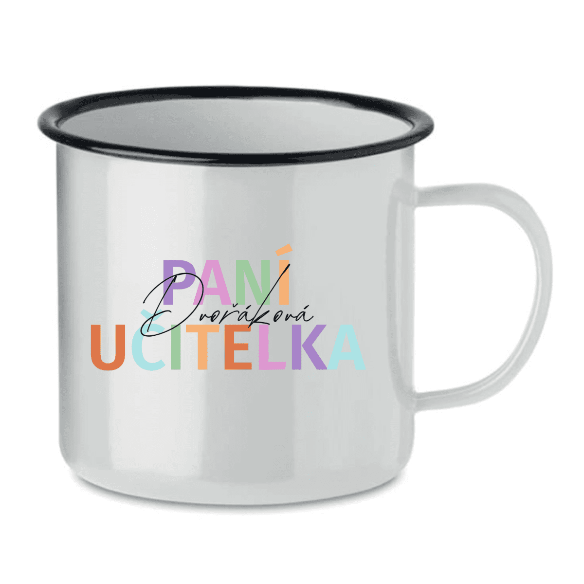 Personalizovaný retro plecháček pro paní učitelku/pana učitele
