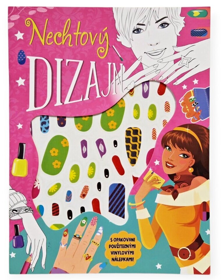 Nechtový dizajn omaľovánka