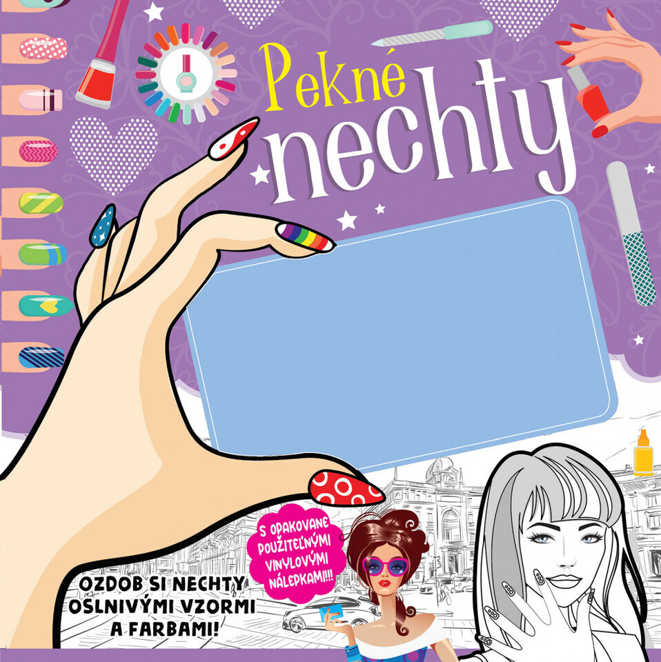 Pekné nechtyo maľovánka