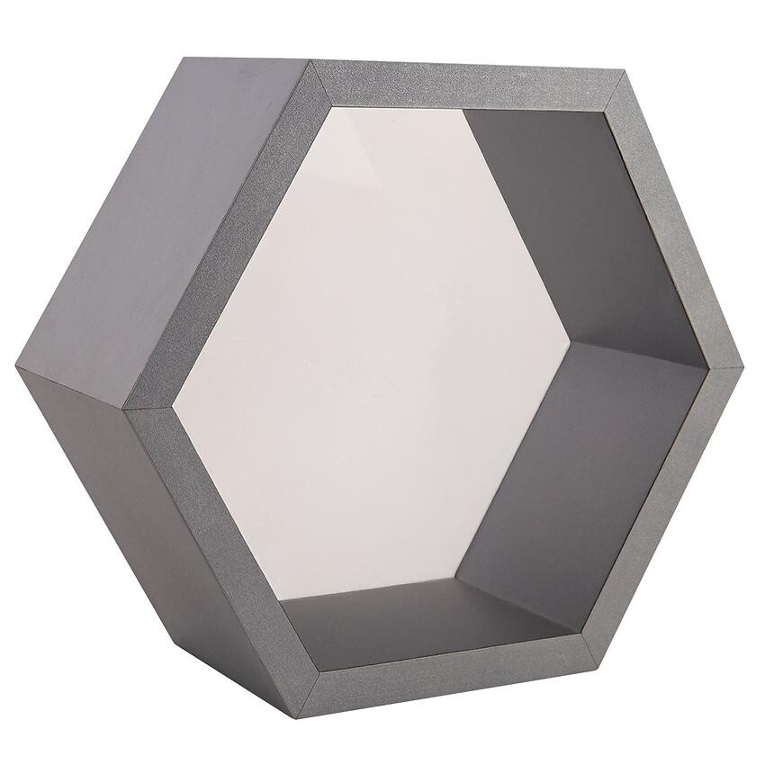 Závesná polička FHS 300 sivý 67702 300x260x115x18