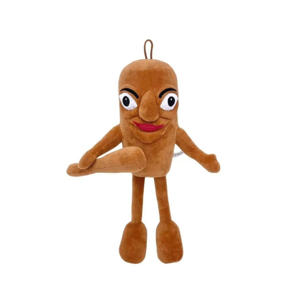 Plyšák Brainrot Tung Tung Tung Sahur 37 cm - hnedý