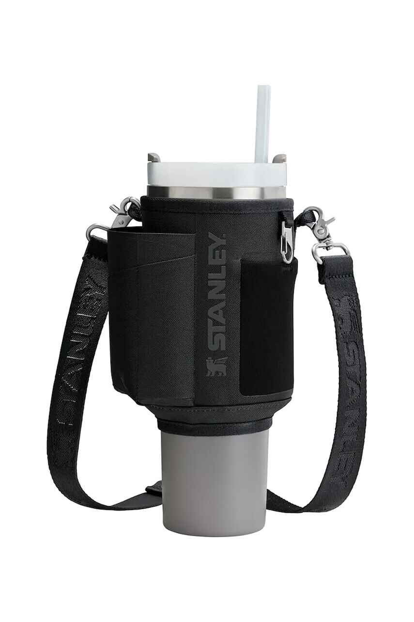 Obal s popruhom na termosku Stanley The All-Day Quencher Carry-All 1,18 l čierna farba