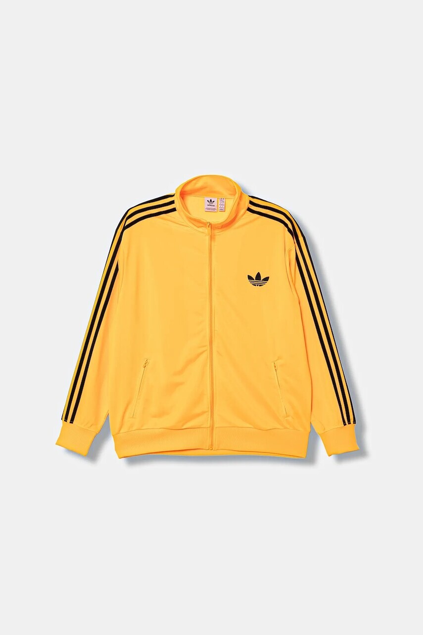 Mikina adidas Originals Firebird oranžová farba, s nášivkou, JX7862