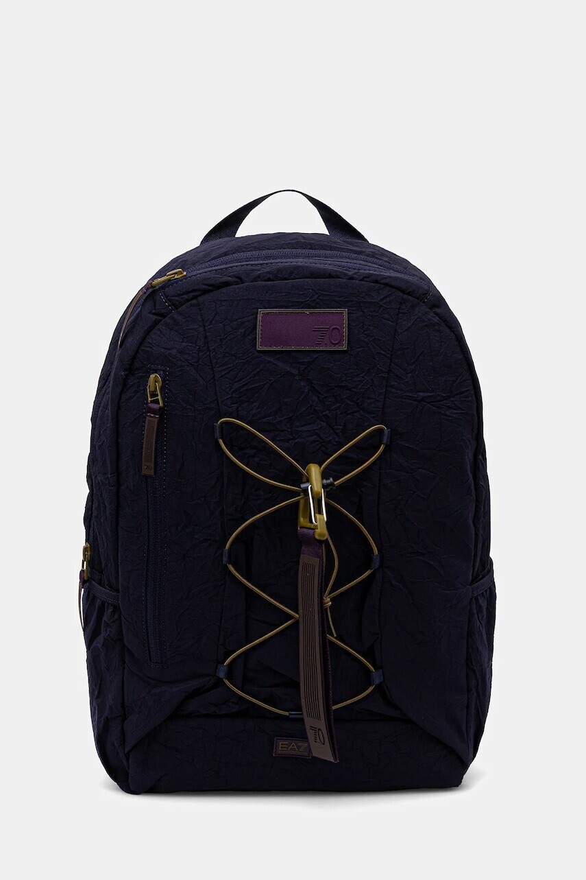 Ruksak EA7 Emporio Armani tmavomodrá farba, veľký, jednofarebná, AF18335.7X000237