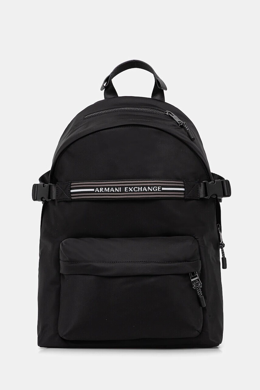 Ruksak Armani Exchange pánsky, čierna farba, veľký, jednofarebná, XM001604 AF17206