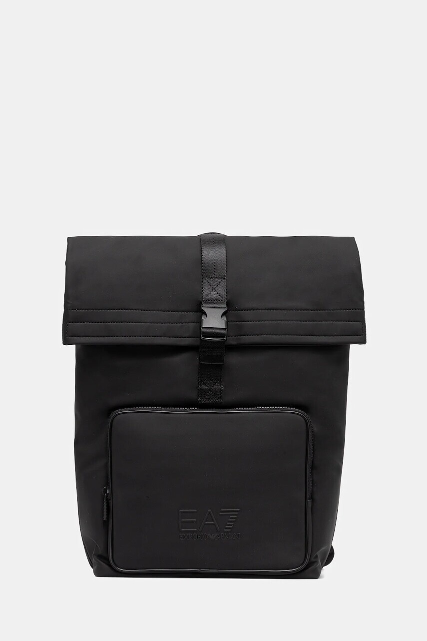 Ruksak EA7 Emporio Armani čierna farba, veľký, jednofarebná, AF13811.7X000287