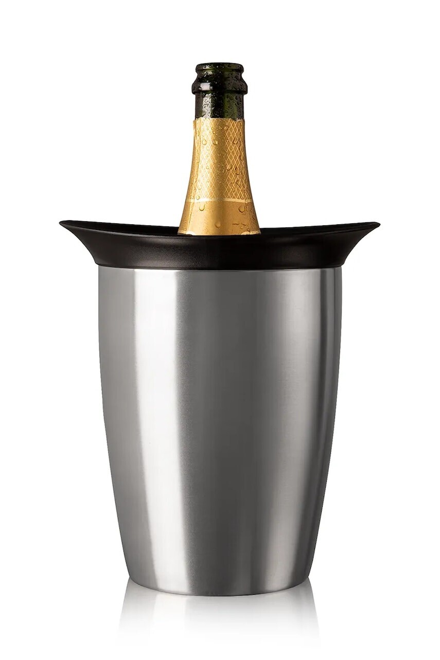 Chladič na fľašu Vacu Vin Champagne Elegant šedá farba
