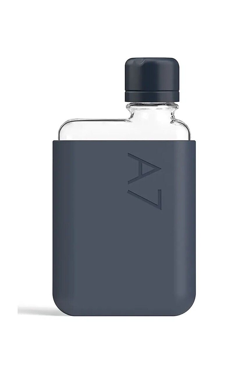 Fľaša na vodu Memobottle Original A7 180 ml modrá farba