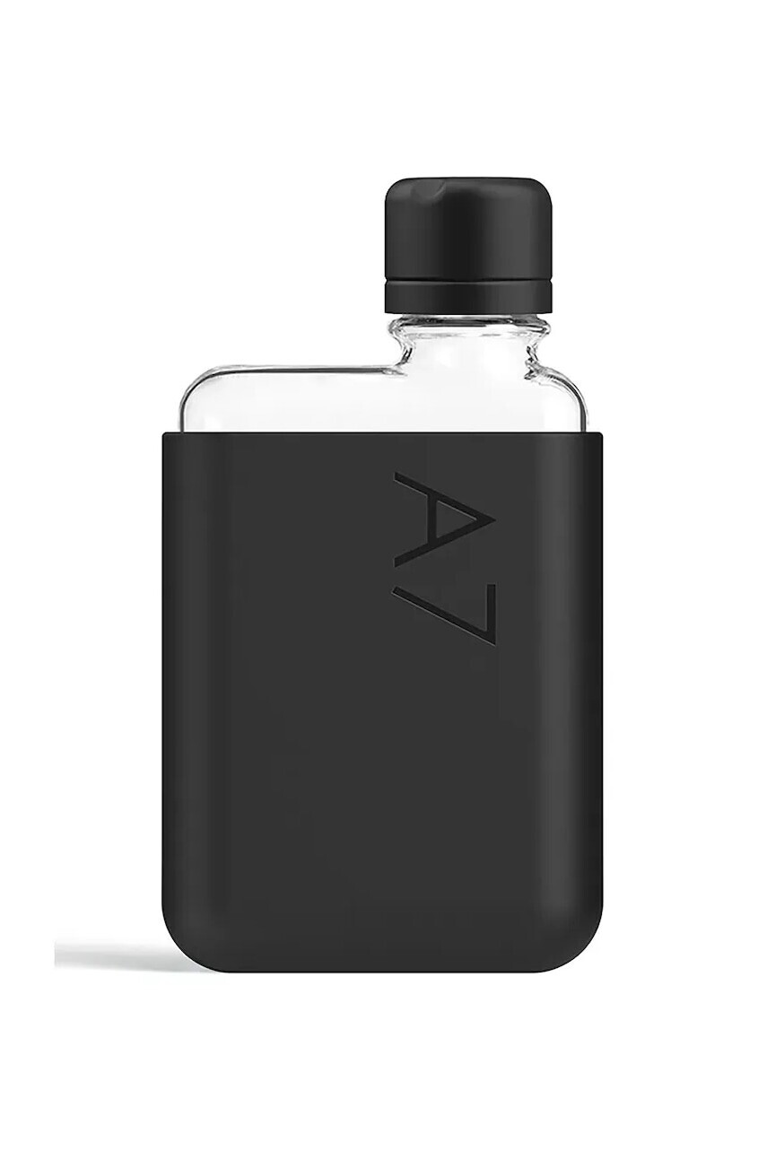 Fľaša na vodu Memobottle Original A7 180 ml čierna farba