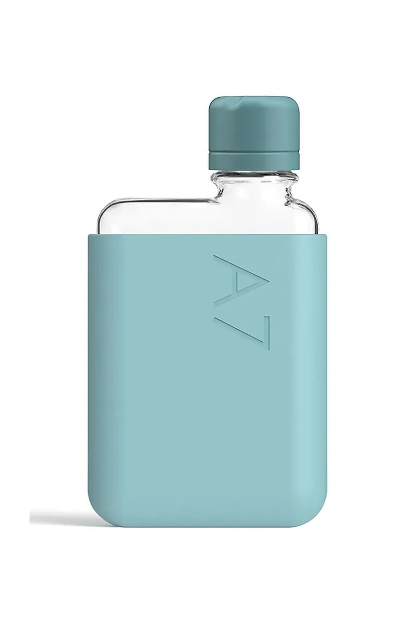 Fľaša na vodu Memobottle Original A7 180 ml tyrkysová farba
