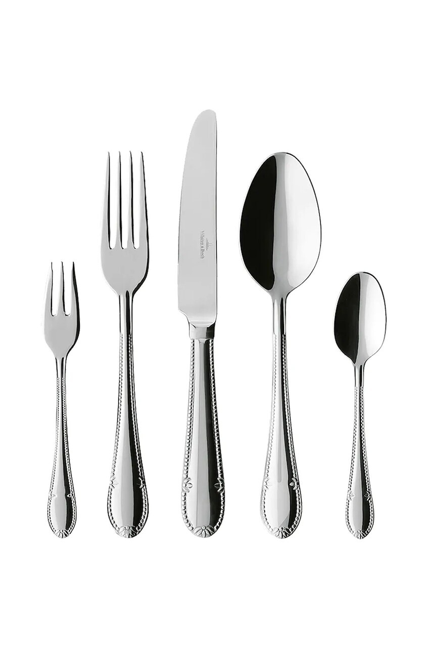 Sada príborov pre 6 osôb Villeroy & Boch Mademoiselle 30-pack šedá farba