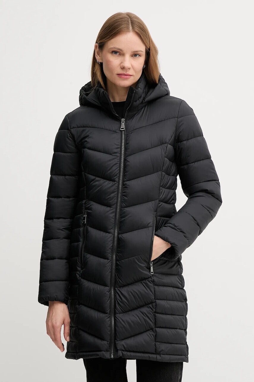 Bunda Dkny čierna farba, zimná, DLEMPR21
