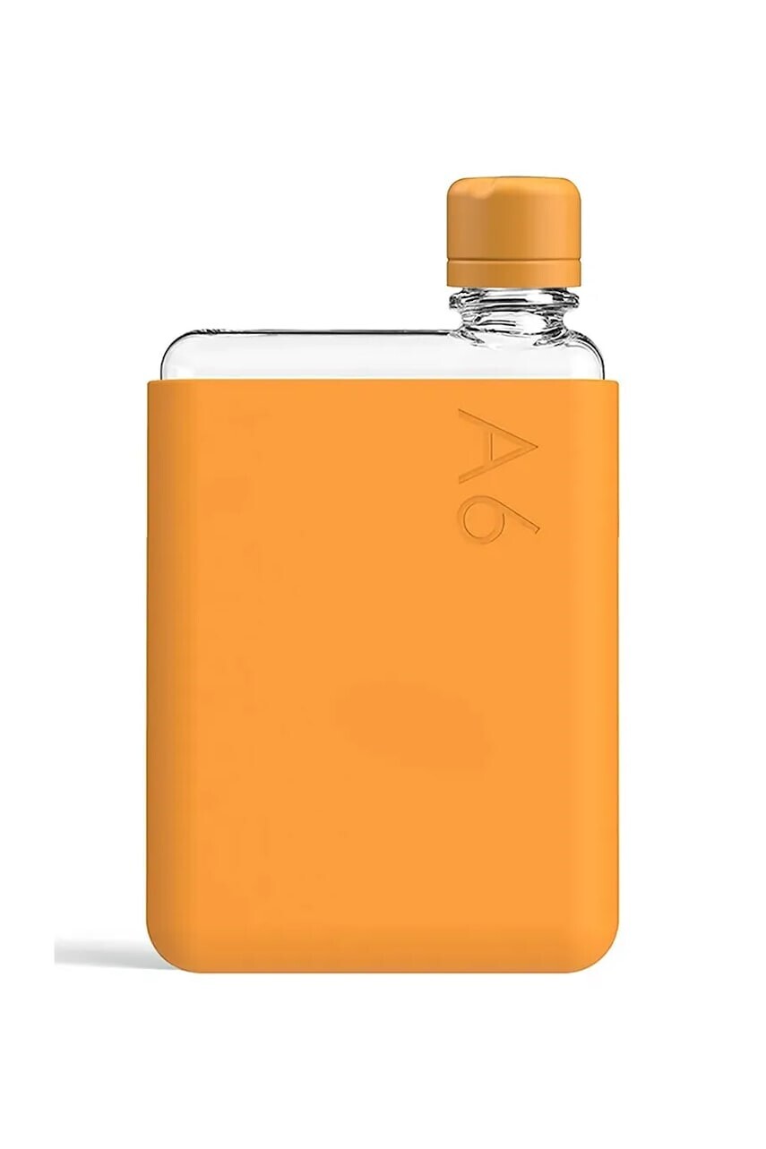 Fľaša na vodu Memobottle Original A6 375 ml oranžová farba
