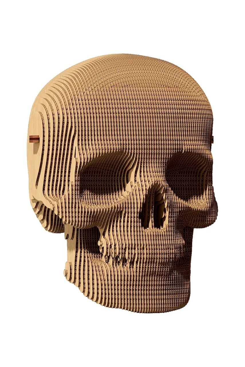 3d puzzle Cartonic Skull 11,7x10,1x16,6 cm béžová farba