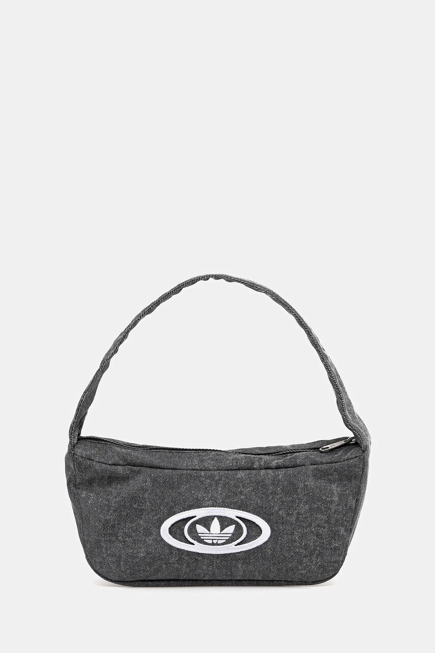 Džínsová taška adidas Originals šedá farba, KE1129