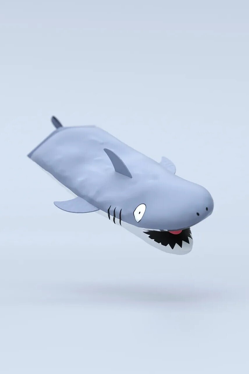 Kuchynská rukavica Fluid Market Shark modrá farba