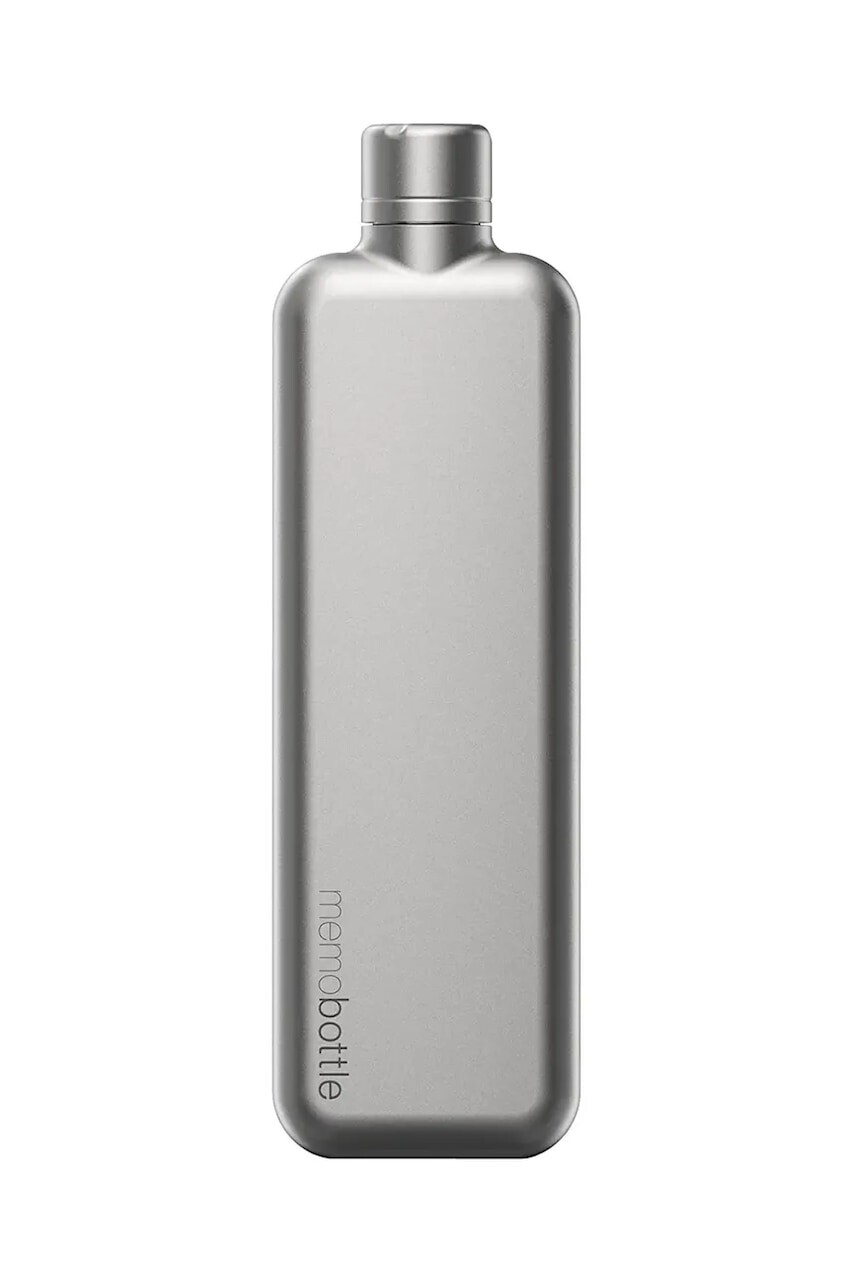 Fľaša na vodu Memobottle Stainless Steel Slim 6000 ml šedá farba