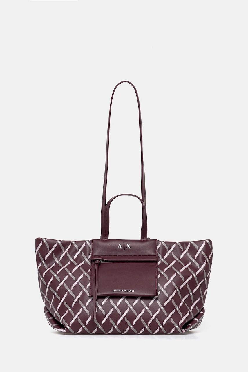 Kabelka Armani Exchange bordová farba, XW001538 AF17255