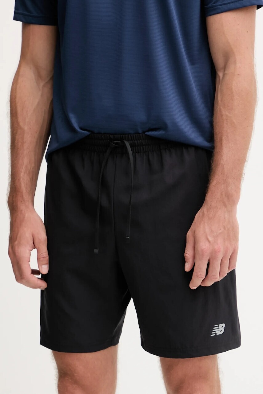 Tréningové šortky New Balance čierna farba, MS41232BK