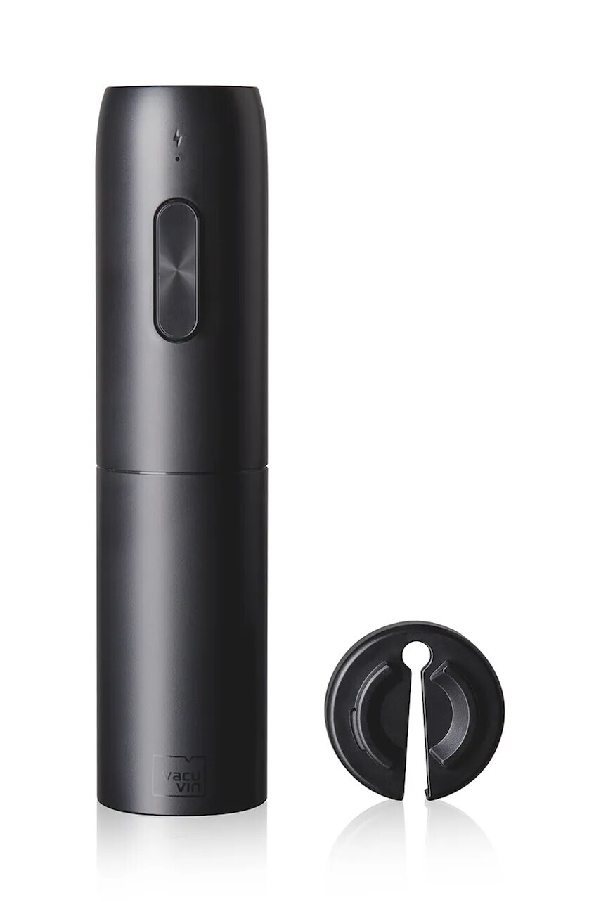 Elektrický otvárač fliaš Vacu Vin Electric Wine Opener 20 x 4,3 x 4,3 cm čierna farba